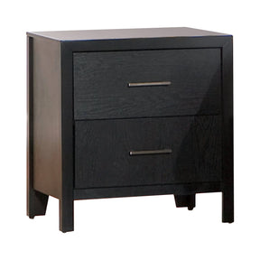 Grove 2-Drawer Nightstand Black - 201652 Pie's Variety Store