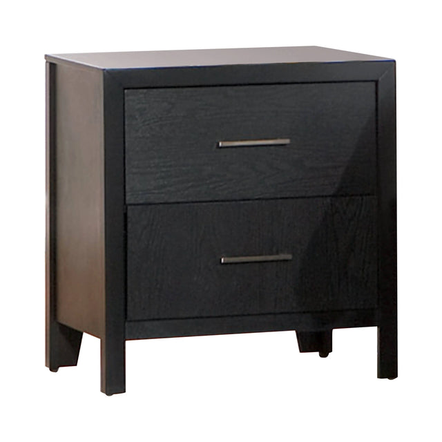 Grove 2-Drawer Nightstand Black - 201652 Pie's Variety Store