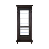 6-Shelf Rectangular Curio Cabinet Cappuccino And Clear - 4715 Pie's Variety Store