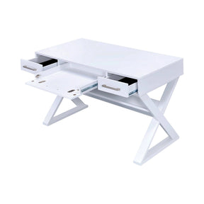Krista 3-Drawer Writing Desk White - 800912 coastmega