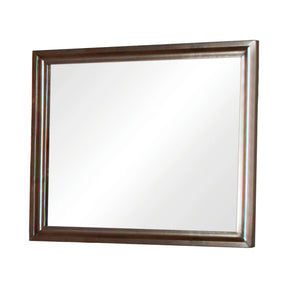 Jaxson Rectangular Mirror Cappuccino - 203484 Pie's Variety Store