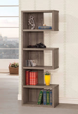 5-Tier Bookcase Designed with a whimsical profile