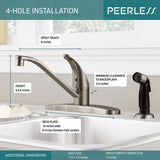 Peerless Single Handle Kitchen Faucet - P115LF-SS Peerless