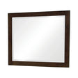 Jessica Rectangular Wall Mirror Cappuccino - 200714 Pie's Variety Store