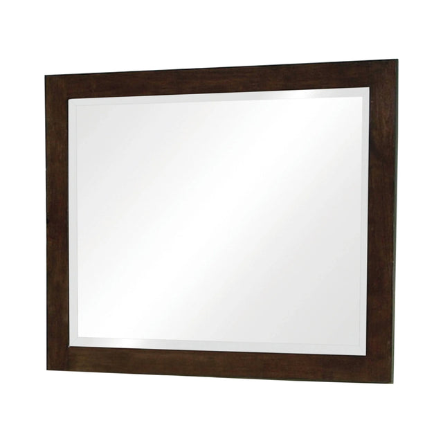 Jessica Rectangular Wall Mirror Cappuccino - 200714 Pie's Variety Store