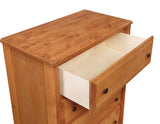 Wrangle Hill 4-Drawer Chest Amber Wash - 460099 A-Z Store Nadia