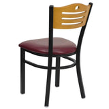  Black Vinyl Seat [XU-DG-6G7B-SLAT-BLKV-GG] Pie's Variety Store