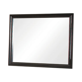 Barzini Rectangular Mirror Black - 200894 Pie's Variety Store
