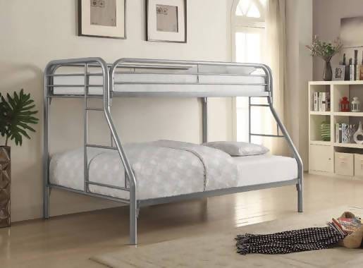 Morgan Twin Over Full Bunk Bed Silver - 2258V A-Z Store Nadia