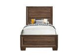 Brandon Twin Panel Bed Medium Warm Brown - 205321T Pie's Variety Store