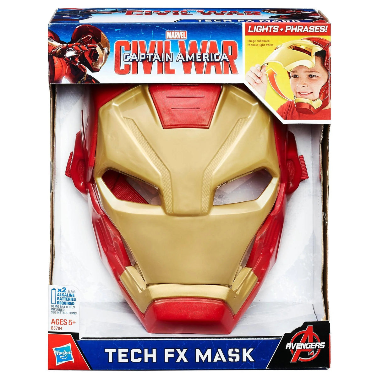 Marvel Captain America: Civil War Iron Man Tech FX Mask - 630509400287 Pie's Variety Store