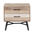 Marlow 2-Drawer Nightstand Rough Sawn Multi - 215762 Pie's Variety Store