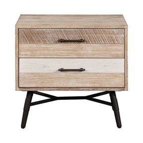 Marlow 2-Drawer Nightstand Rough Sawn Multi - 215762 Pie's Variety Store