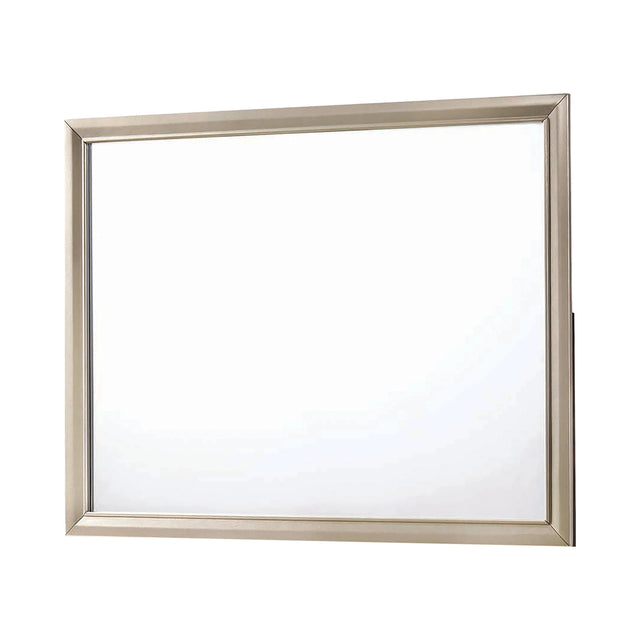 Beaumont Rectangular Mirror Champagne - 205294 Pie's Variety Store