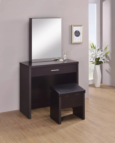 2-Piece Vanity Set With Lift-Top Stool