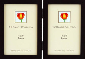 Dennis Daniels Gallery Woods Hinged Double Vertical Picture Frame (Olive Green) - W4104DG Elegant AccScents