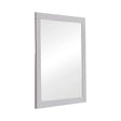 Jessica Rectangular Mirror White - 202994 Pie's Variety Store
