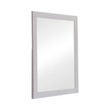 Jessica Rectangular Mirror White - 202994 Pie's Variety Store