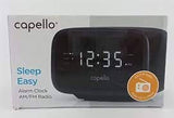 CAPELLO CR15 DIGITAL AM & FM ALARM CLOCK RADIO BLACK - CCR15BLK Pie's Variety Store
