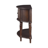 Console Table With Curved Front Brown - 950059 Pie's Variety Store