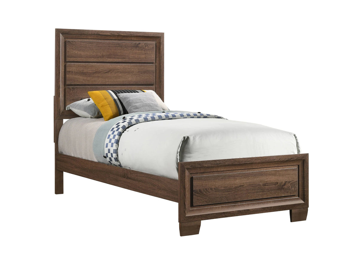Brandon Twin Panel Bed Medium Warm Brown - 205321T Pie's Variety Store
