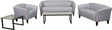 HERCULES Imperial Series Reception Set in Gray LeatherSoft - 111-SET-GY-GG Pie's Variety Store