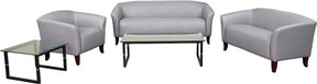 HERCULES Imperial Series Reception Set in Gray LeatherSoft - 111-SET-GY-GG Pie's Variety Store