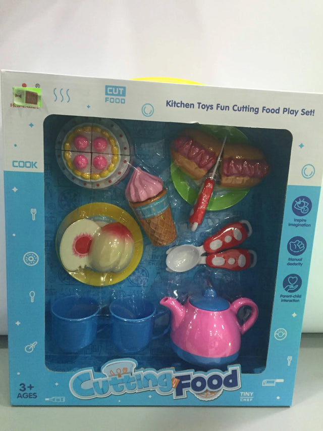 Kitchen Toys Fun Cutting Food Play Set -FB04-2 Hannah Frederick