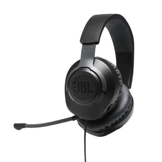 JBL Quantum 100 Wired over-ear gaming headset with flip-up mic - JBLQUANTUM100BLKAM Pie's Variety Store