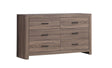 Brantford 6-Drawer Dresser Barrel Oak - 207043 Pie's Variety Store