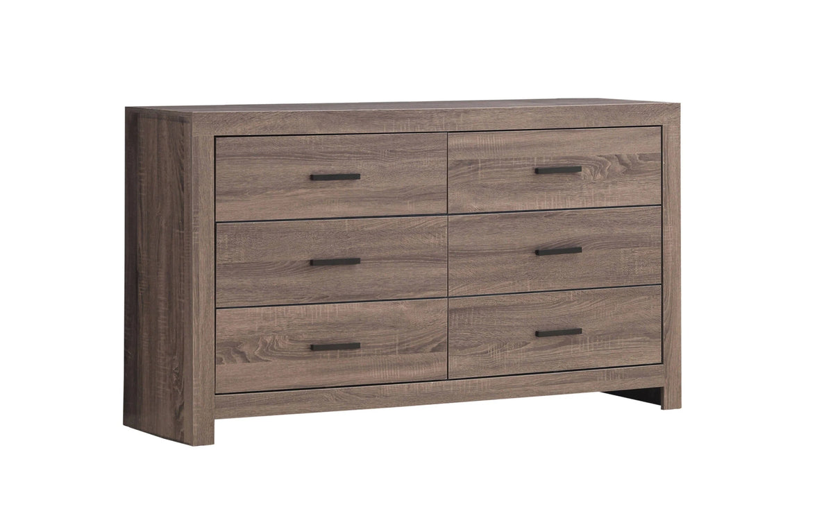 Brantford 6-Drawer Dresser Barrel Oak - 207043 Pie's Variety Store