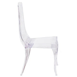 Elegance Crystal Ice Stacking Chair with Full Back Vertical Line Design - BH-K002-CRYSTAL-GG ADRIAN'S ELECTRONICS