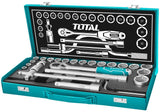TOTAL 24PCS 1/2" SOCKET SET THT141253 TOTAL TOOLS