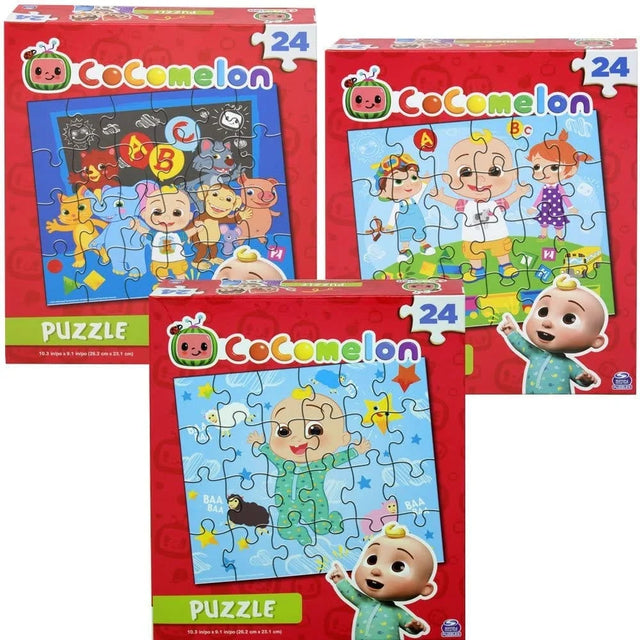 SPIN MASTER Cocomelon Puzzle 24pcs: Cocomelon fans of all ages are sure to love these puzzles