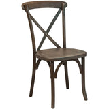 Advantage Dark Driftwood X-Back Chair [X-BACK-BURDRIFT] Pie's Variety Store