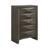 Salano 5-Drawer Rectangular Chest Mod Grey - 215885 Pie's Variety Store