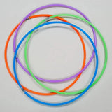 BULK BUYS HULA HOOP ASST STRIPED COLORS 27"- 48 pcs Mega Bulk Buys