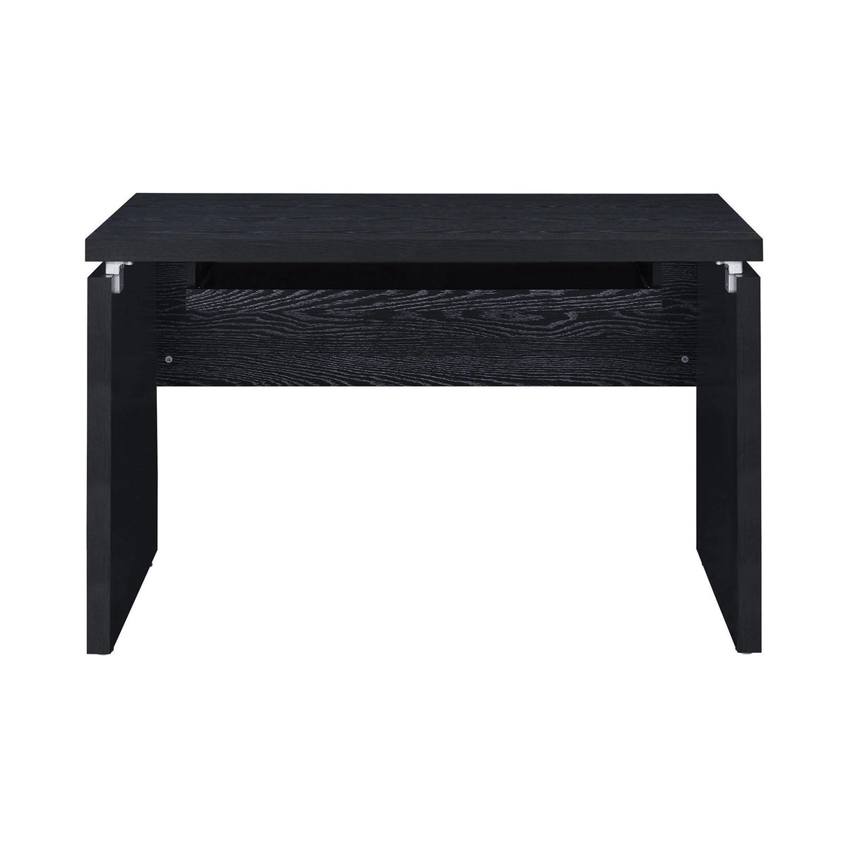 Russell Computer Desk With Keyboard Tray Black Oak - 800821 coastmega