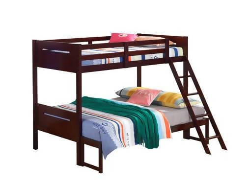 Littleton Twin/Full Bunk Bed Espresso - 405052BRN A-Z Store Nadia