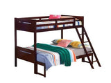Littleton Twin/Full Bunk Bed Espresso - 405052BRN A-Z Store Nadia