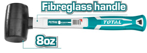 Total 220 Grams (8OZ) Rubber Mallet - THT76816 MEGA