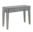 2-Drawer Console Table Grey And Champagne - 950936 Pie's Variety Store