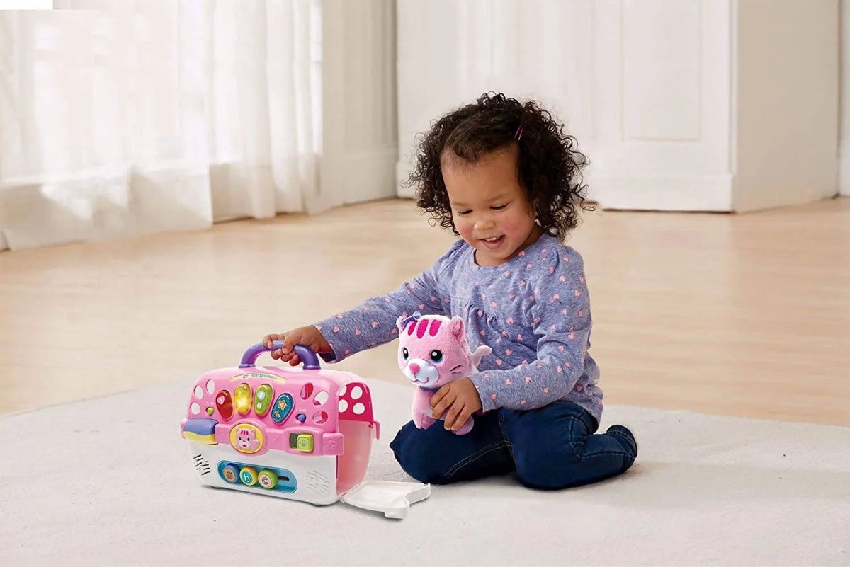 VTech Cosy Kitten Carrier Interactive Toy - 80-191503 Pie's Variety Store
