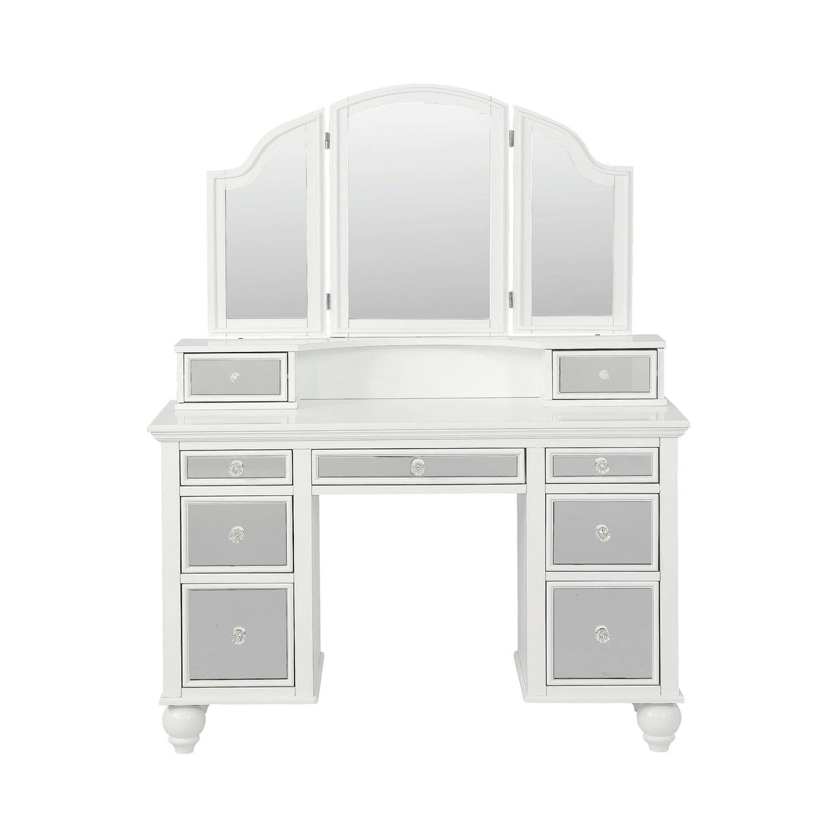 2-Piece Vanity Set White And Beige - 930133 coastmega