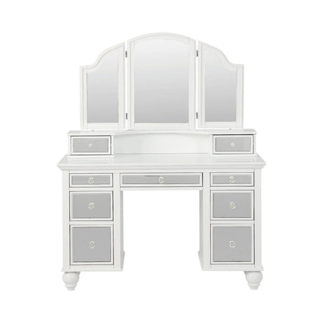 2-Piece Vanity Set White And Beige - 930133 coastmega