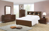 Jessica Eastern King Bed With Storage Headboard Cappuccino - 200719KE Pie's Variety Store