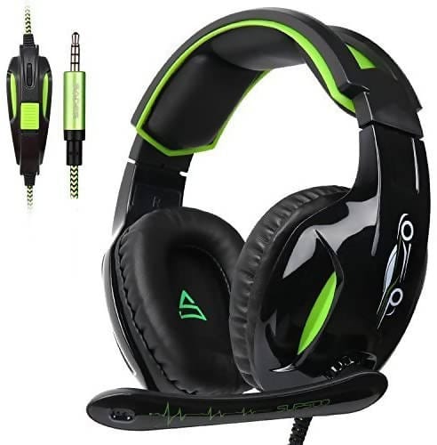Supsoo Xbox one PS4 Gaming Headset with 3.5mm Wired Over-Ear for PC/PS4/New Xbox one/Mac/Nintendo/Phone - G813 Pie's Variety Store