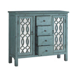 4-Drawer Accent Cabinet Antique Blue - 950736 Pie's Variety Store