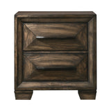 Preston 2-Drawer Nightstand Rustic Chestnut - 205442 Pie's Variety Store