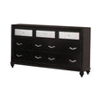 Barzini 7-Drawer Rectangular Dresser Black - 200893 Pie's Variety Store